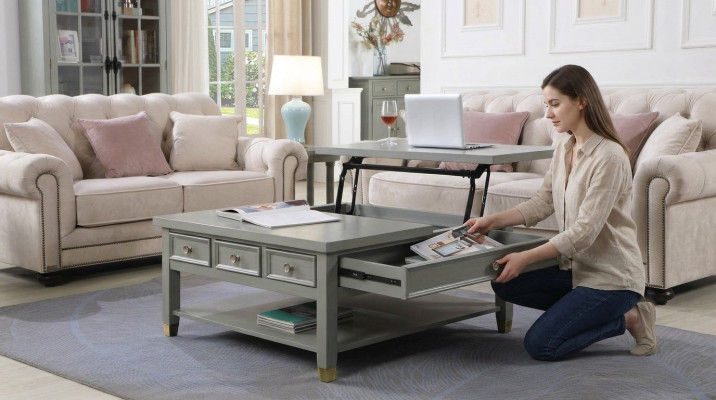Couch Design Coffee Room Side Tabela stoły Stoliki do herbaty Drewniany stolik