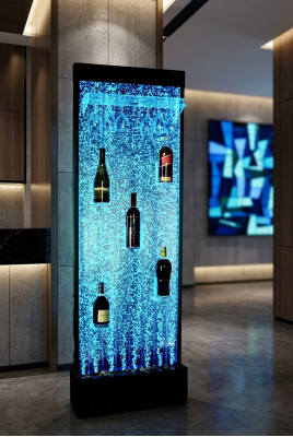 Led Półka Bar Wodny Ściana Kolumna Separacyjna Ściana Ścianki Wodne Lada Barowa