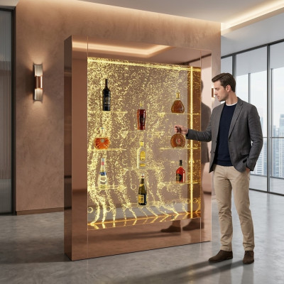 Led Ściana Bar Półka Kolumna Wodna Kolumny Wodne Półki Designerskie Podświetlane