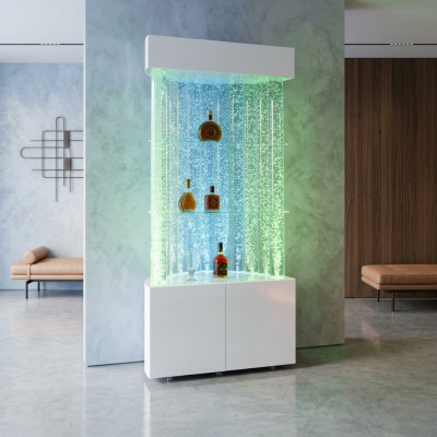 Led Water Ściana Bar Półka Obiekt Sklepowy Licznik Wodny Lokalny