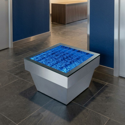 Design Stolik kawowy Kolumny wodne Kolumna wodna Sofa LED Dekoracyjna podświetlana