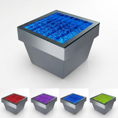 Design Stolik kawowy Kolumny wodne Kolumna wodna Sofa LED Dekoracyjna podświetlana