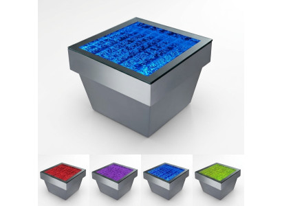 Design Stolik kawowy Kolumny wodne Kolumna wodna Sofa LED Dekoracyjna podświetlana
