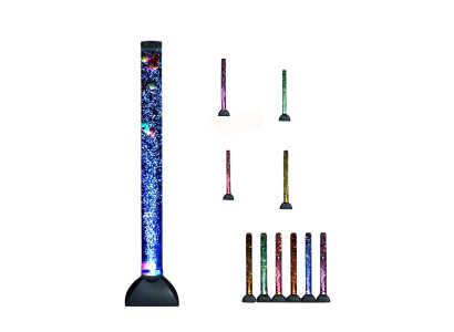 Kolumna wodna LED 120cm lampa przezroczysta lampa stojąca do dekoracji ryb