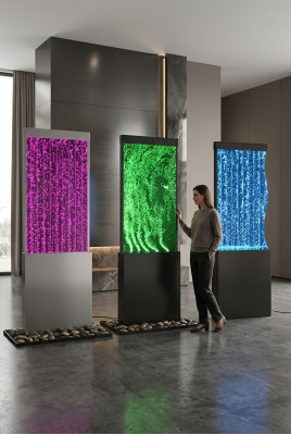 Designerskie ścianki działowe luksusowe słupy wodne ścianki działowe 60x180cm xxl