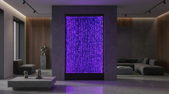 Przegroda Półka Szafa ściana wodna słup LED 200x220