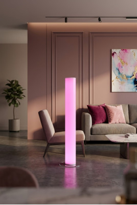 Słup wodny 12x60 słupy ścienne wodne Ściana przegroda LED podświetlana