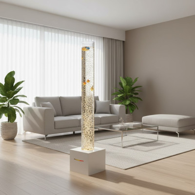 Ledowa kolumna wodna 150cm dekoracja ścian wodnych lampa słupa wody