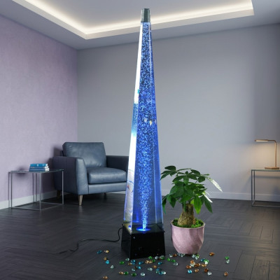 Słup wodny 146cm słupy ścienne wodne Ściana przegroda LED podświetlana