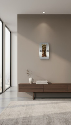 Projekt ściany wodnej LED słupy wodne wodospad Zdjęcie Rama 50x80
