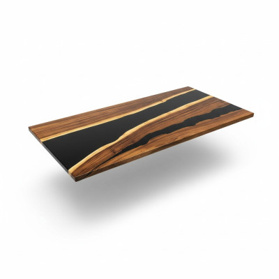 Tabela Stół obiadowy stoły Żywica epoksydowa Epoxy Real Drewno Massive Design