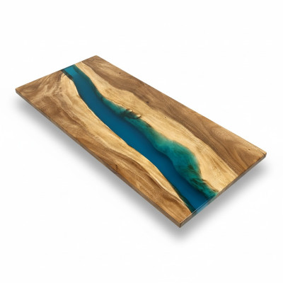 Nowoczesne stoły Stół obiadowy Design Tabela Żywica Sea River Meble 180x80