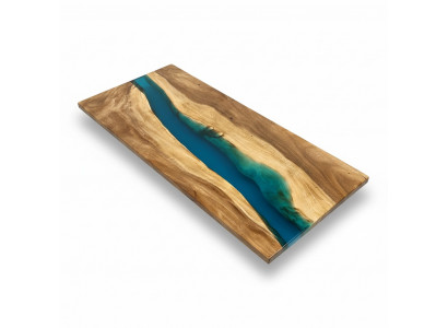Nowoczesne stoły Stół obiadowy Design Tabela Żywica Sea River Meble 180x80