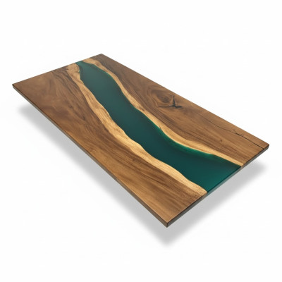 Stół konferencyjny Stół obiadowy River Table Solidny 231x110 Żywica epoksydowa stoły