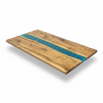 Real Drewno Wodospad Tabela Epoxy Resin stoły Stół obiadowy Epoxy Massive