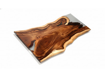 Żywica epoksydowa Stół obiadowy River Table Prawdziwe drewno Solidny stoły 200x90