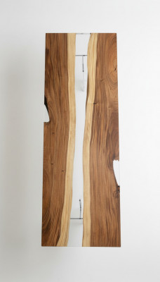 Stół obiadowy Stół Rzekowy Oryginalny Stół Rzekowy z Drewna 240x90 Solidne stoły