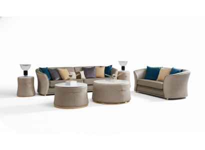 Sofa 4 miejsce do siedzenia Duża kanapa Sofy Kanapy Projekt salonu Czteromiejscowy