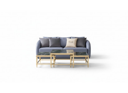 Design Meble Sofa Coch 3 Siedziba Podkładka Sofy Sofy Salonowe Kanapy Skóra Trzyosobowa
