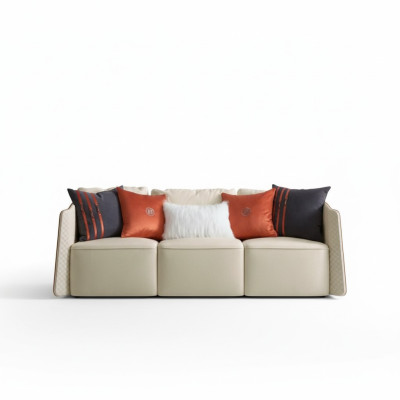 Sofa Trzyosobowa Podkładka Design Sofa Nowoczesna 3-osobowa Siedziba Sofy Pokój Meble Kanapy