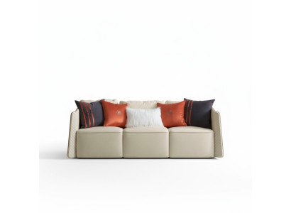 Sofa Trzyosobowa Podkładka Design Sofa Nowoczesna 3-osobowa Siedziba Sofy Pokój Meble Kanapy