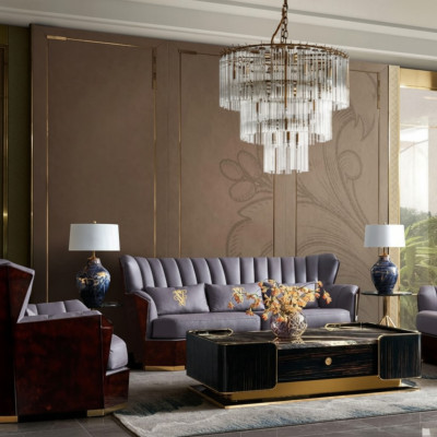 Skóra Sofa 3 miejsce do siedzenia Sofa Podkładka Sofy Design Luksusowa Sofa Meble Trzyosobowa Nowa