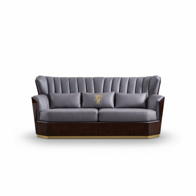Skóra Sofa 3 miejsce do siedzenia Sofa Podkładka Sofy Design Luksusowa Sofa Meble Trzyosobowa Nowa