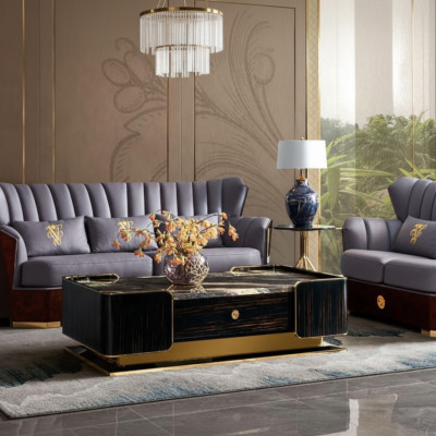Designerski stoły stolik kawowy Drewno Tabela Side Sofa Stoliki boczne Couch Nowość