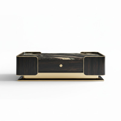 Designerski stoły stolik kawowy Drewno Tabela Side Sofa Stoliki boczne Couch Nowość
