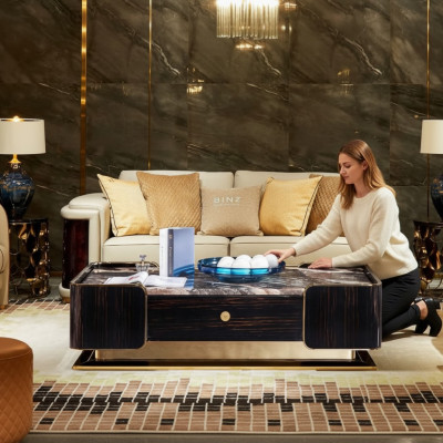 Sofa Trzyosobowa Podkładka Design Sofa Nowoczesna 3-osobowa Siedziba Pokój Meble Luxury