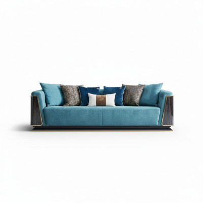 Luksusowa sofa duża xxl Podkładka Siedziba Ustawić 4 miejsce siedzące Kanapy Sofy Materiał Nowy