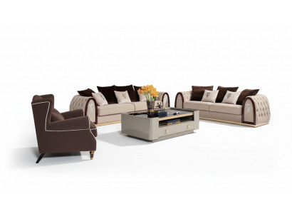 Kompletny Zestaw Zestaw sofowy 431 Siedziba Podkładka Kanapy Noble Luxury Living Room Meble