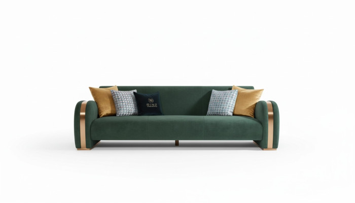 Sofa 4 miejsce siedzące Sofa Podkładka Włókienniczy Sofy Design Luksusowe Sofy Tkaninowe Czteroosobowe duże