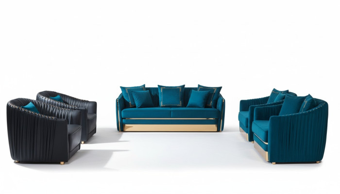 Zestaw sofowy 321 miejsce do siedzenia Sofa Siedziba Kanapa Podkładka Ustawić Nowoczesne kanapy