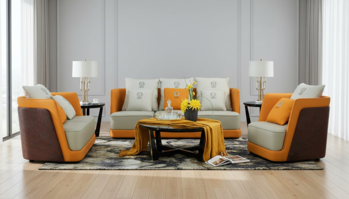 Design Meble Sofa Coch 3 Siedziba Podkładka Sofy Salonowe Kanapy Skóra Trzyosobowa