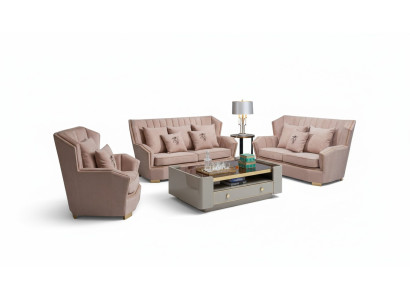 Luksusowy zestaw mebli sofowy Sofa Podkładka 321 miejsce do siedzenia, stolik kawowy, kanapy