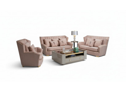 Luksusowy zestaw mebli sofowy Sofa Podkładka 321 miejsce do siedzenia, stolik kawowy, kanapy