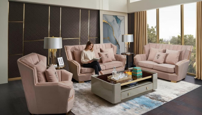 Podkładka Couchen Couch Modern Luxury Zestaw sofowy 3+2+1 miejsce do siedzenia Zestaw Design Sofa Nowość