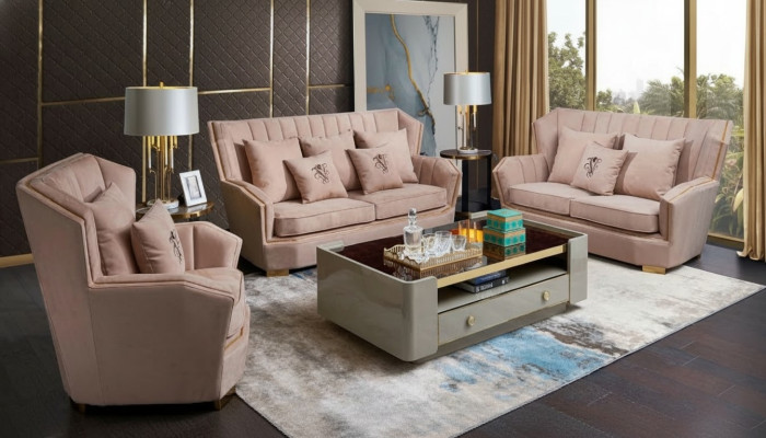Podkładka Couchen Couch Modern Luxury Zestaw sofowy 3+2+1 miejsce do siedzenia Zestaw Design Sofa Nowość