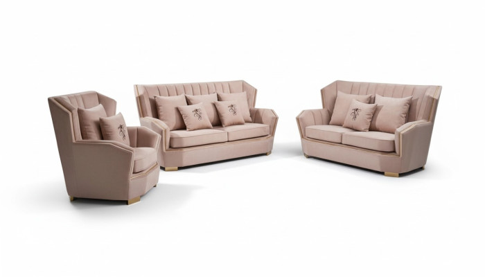 Podkładka Couchen Couch Modern Luxury Zestaw sofowy 3+2+1 miejsce do siedzenia Zestaw Design Sofa Nowość