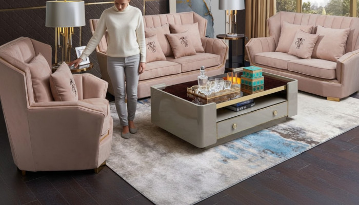 Designerski stoły stolik kawowy Drewno Tabela Beistell Stoliki boczne Sofa Couch Nowość