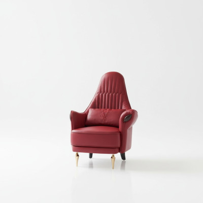 Fotel Design Sofa Sofa Relaks Lounge Skóra Luksusowa Podkładka TV Club