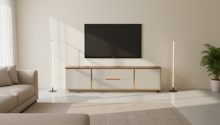 Designerski telewizor rtv Kredens Kredens Deko Side Low Board Szafa Wohn Pokój