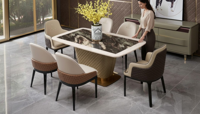 Stół obiadowy stoły do ​​jadalni Tabela Design Office Stół konferencyjny Drewno Nowe spotkanie