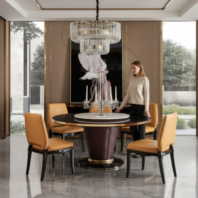 Projektant Krzesło Luksusowa Podkładka Fotel Krzesła 1x Fotel Living Dining Pokój