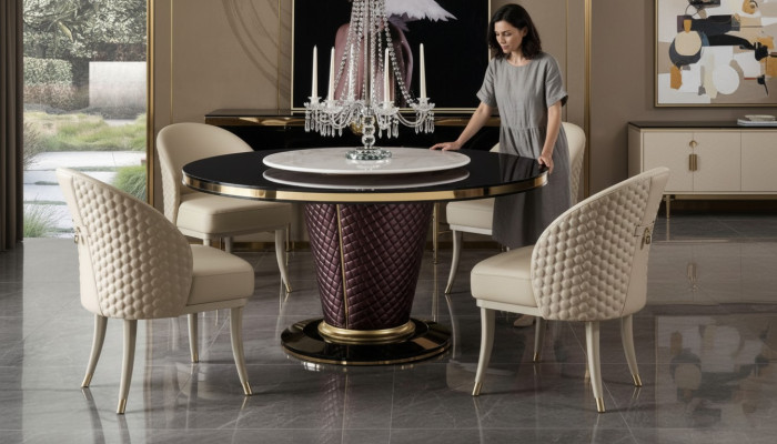 Krzesło 1x Wyżywienie Pokój Podkładka Krzesło TV Lounge Club Skóra Siedziba Fotel Luxury