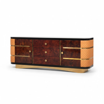 Deco Designer Kredens Kredens Side Deska niska Szafa Wohn Pokój Półka