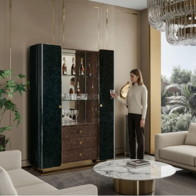 Gablota Szafa Salon Szafki Witryny Szafka szklana Szafka drewniana Szkło Drewno