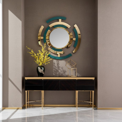 Konsole Tabela Design Meble stoły Kredens Medusa Luksusowy Salon