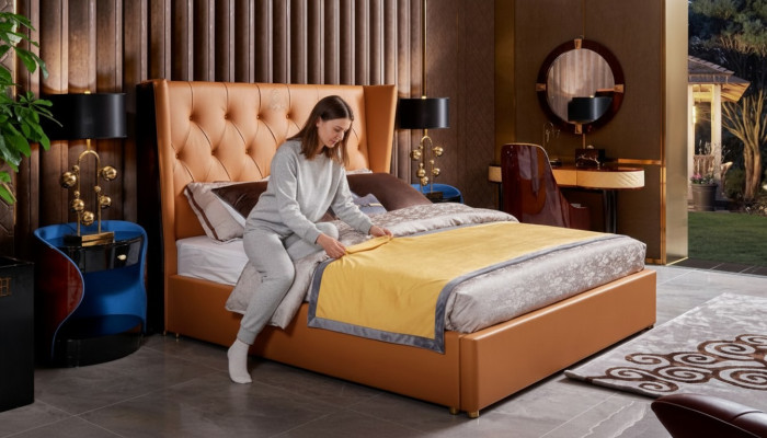 Łóżko Podkładka Design Luxury Double Hotel Łóżko Luxury Hotel 180x200